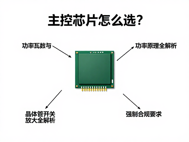 主控芯片怎么选？功率瓦数与晶体管开关放大原理全解析
