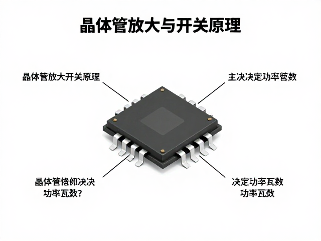 晶体管放大与开关原理,主控芯片如何决定功率瓦数?