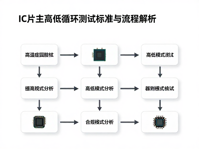 IC芯片主控芯片高低温循环测试标准与流程解析