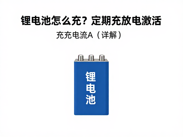 锂电池怎么充？定期充放电激活，充电电流A详解