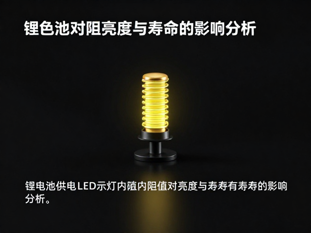 锂电池供电LED指示灯内阻值对亮度与寿命的影响分析