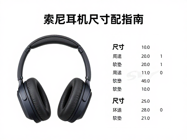 索尼耳机耳罩软垫尺寸匹配指南，选购与安装全解析