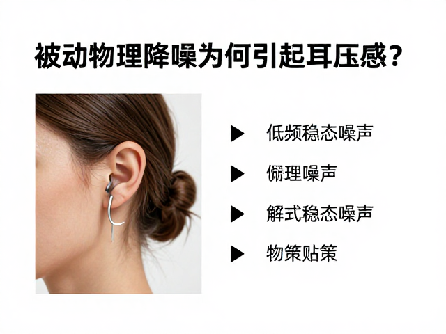 被动物理降噪为何引起耳压感？解析低频稳态噪声的困扰与对策