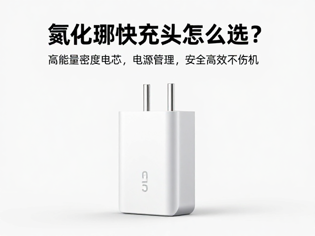 氮化镓快充头怎么选？高能量密度电芯，电源管理，安全高效不伤机