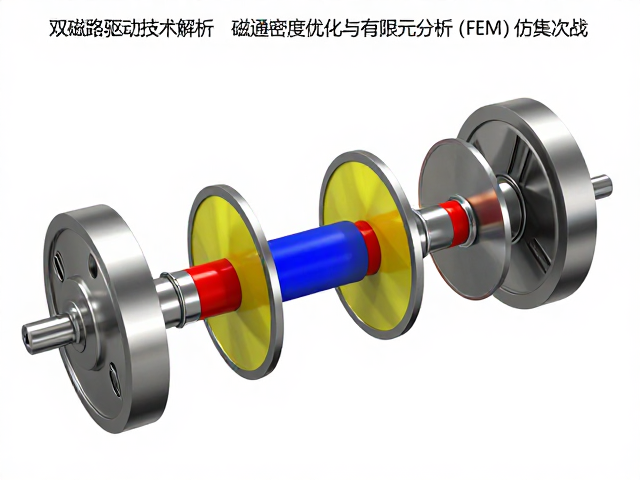双磁路驱动技术解析，磁通密度优化与有限元分析(FEM)仿真实战