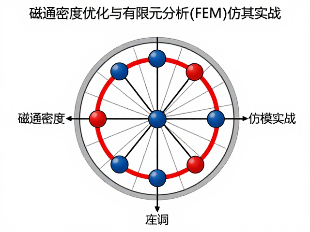 双磁路驱动技术解析，磁通密度优化与有限元分析(FEM)仿真实战
