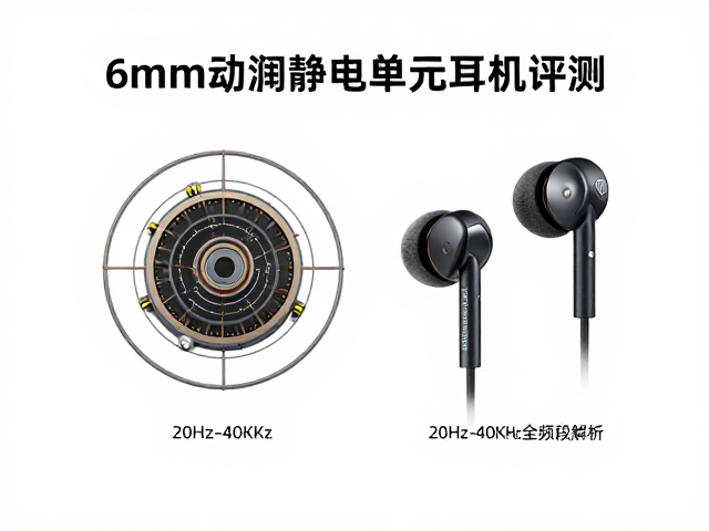 6mm动圈，静电单元耳机评测，20Hz-40kHz全频段解析