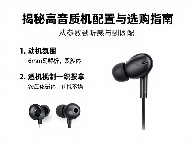 6mm动圈，双腔体共振，铁氧体磁体，揭秘高音质耳机核心配置与选购指南