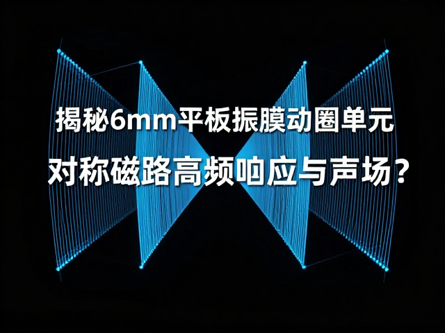 揭秘6mm平板振膜动圈单元，对称磁路如何提升高频响应与声场？