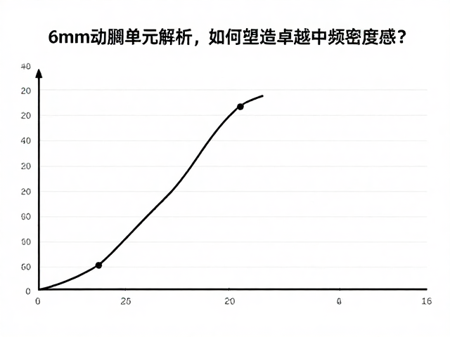 6mm动圈单元解析，如何塑造卓越中频密度感？