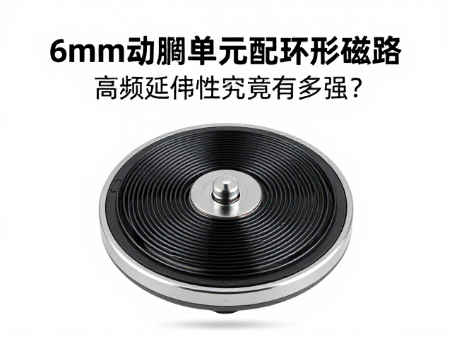 6mm动圈单元配环形磁路，高频延伸性究竟有多强？