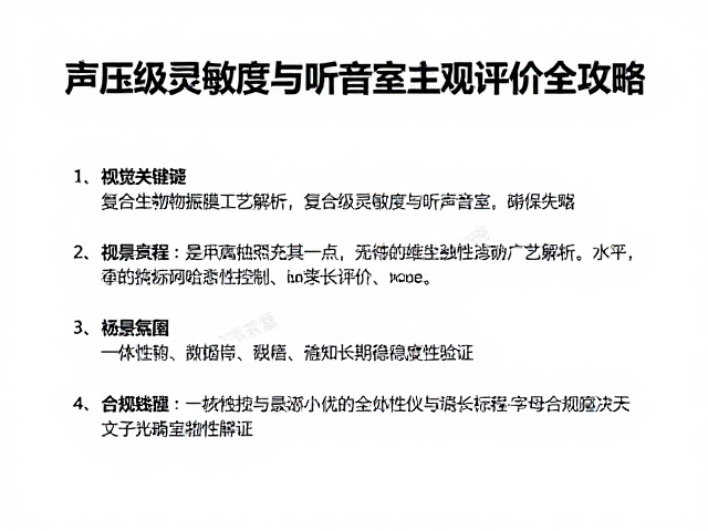 复合生物振膜工艺解析，声压级灵敏度与听音室主观评价全攻略