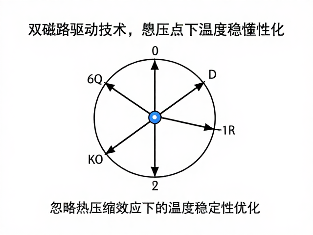 双磁路驱动技术，忽略热压缩效应下的温度稳定性优化