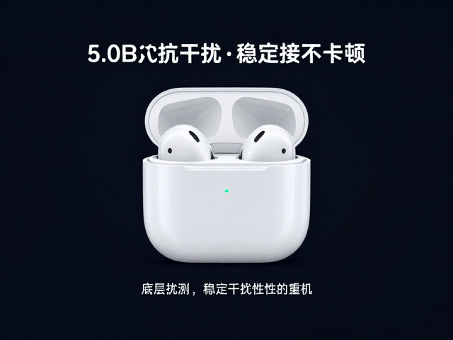 蓝牙5.0抗干扰强延迟低，稳定连接不卡顿