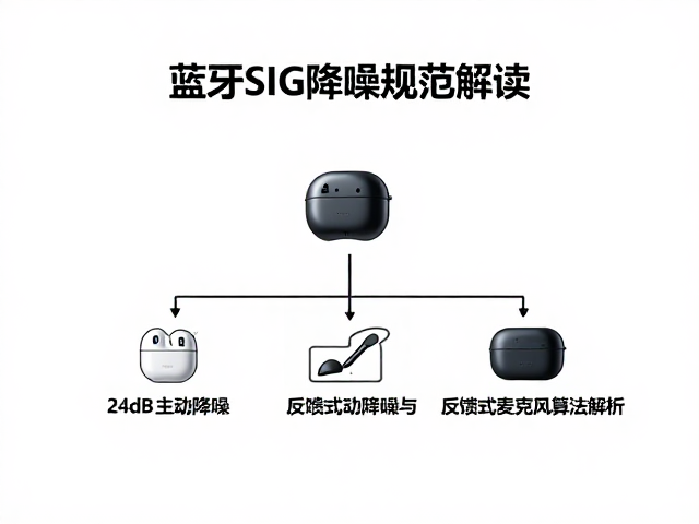 蓝牙SIG降噪规范解读，24dB主动降噪与反馈式麦克风算法解析