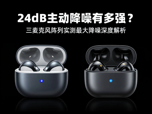 24dB主动降噪有多强？三麦克风阵列实测最大降噪深度解析