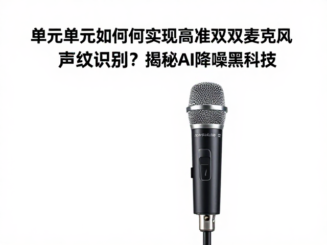 单麦克风单元如何实现高准双麦克风声纹识别？揭秘AI降噪黑科技