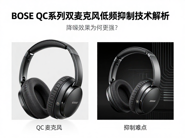 Bose QC系列双麦克风低频抑制技术解析，降噪效果为何更强？