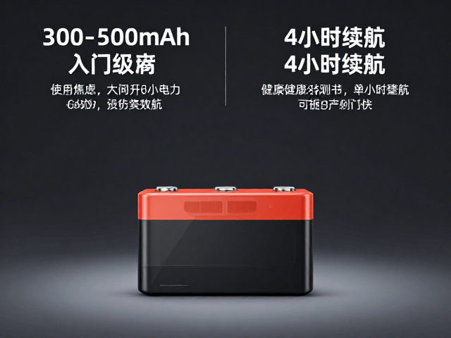 300-500mAh入门级电池配健康管理,单次4小时续航实测