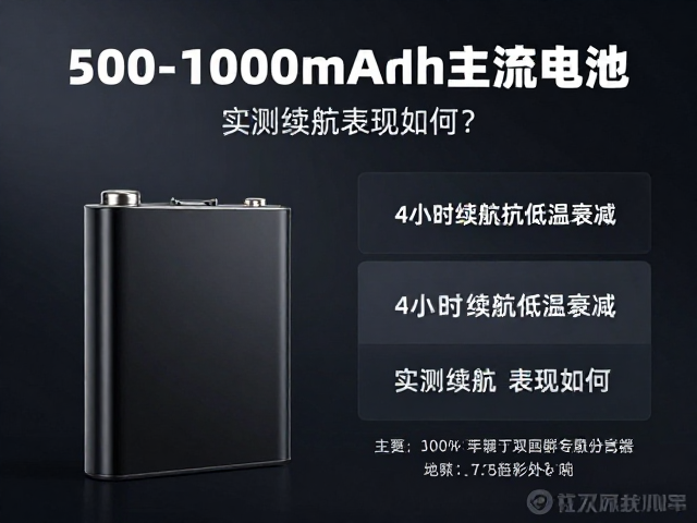500-1000mAh主流电池，4小时续航抗低温衰减，实测续航表现如何？