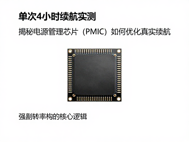 单次4小时续航实测,揭秘电源管理芯片(PMIC)如何优化真实续航