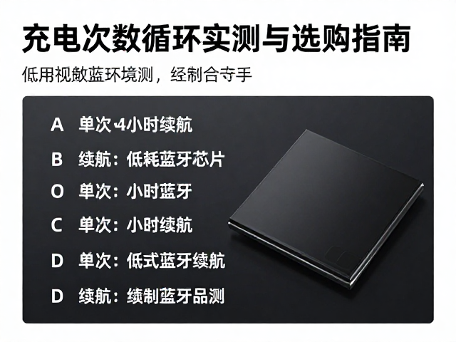 单次4小时续航，低功耗蓝牙芯片，充电次数循环实测与选购指南