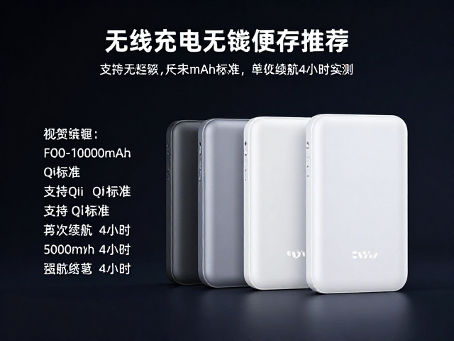 500-1000mAh无线充电宝推荐,支持Qi标准,单次续航4小时实测