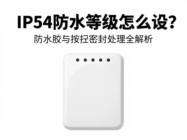IP54防水等级怎么设？防水胶与按键密封处理全解析
