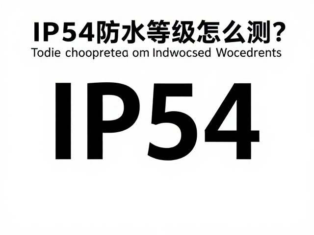 IP54防水等级怎么测？防水胶，防尘箱测试全解析