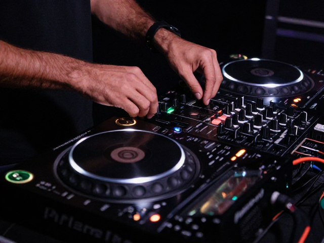DJ夜店现场打碟,颗粒合成纹理与专业级硬件合成器的音色魔法