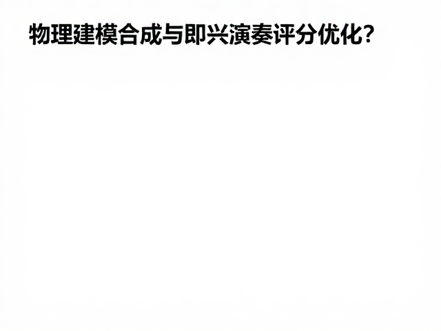 器乐比赛现场演奏如何用物理建模合成与即兴演奏评分优化?
