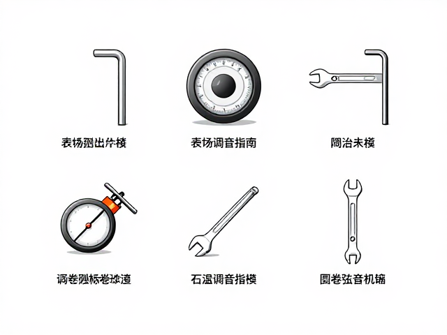 圆卷弦怎么换?表情踏板调音指南,内六角扳手实操步骤