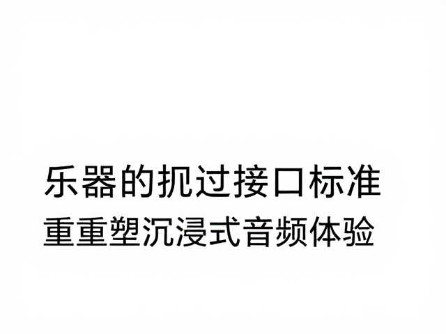沉浸式演出升级,乐器数字接口标准如何重塑沉浸式音频体验