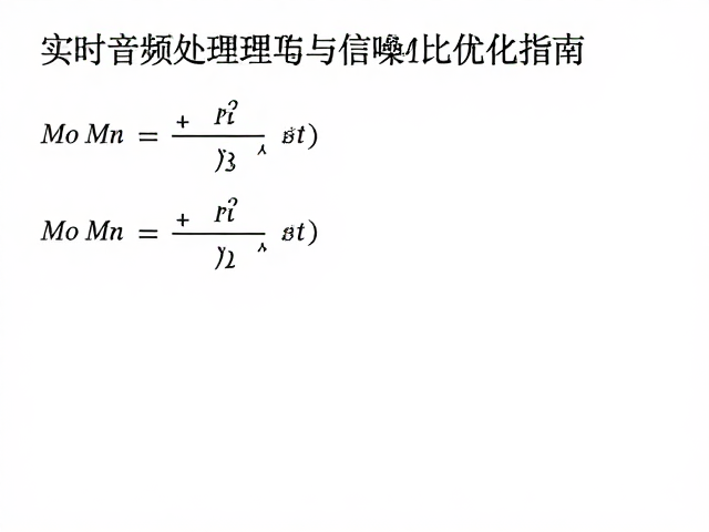 实时音频处理中的线性预测编码与信噪比优化指南