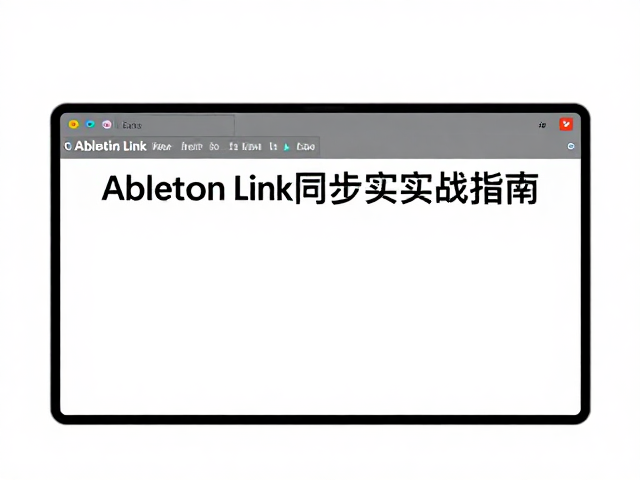 少儿乐器启蒙与成人进修,Ableton Link同步实战指南