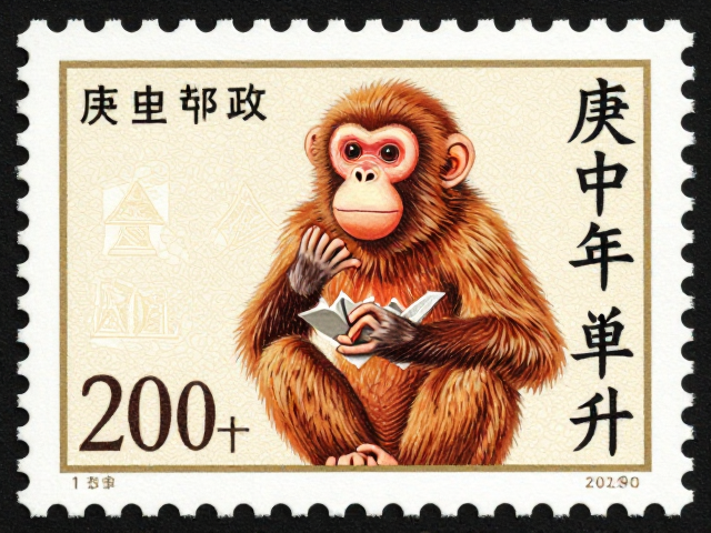 庚申年单枚猴票价格稳步攀升，见证邮政历史实证与升值潜力