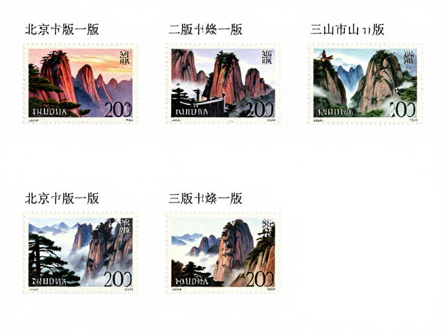 北京一版/二版/三版《黄山风景》特制纸邮票鉴定与市场价格分析