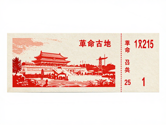 文1-文25标准票赏析,革命圣地色彩浓烈鲜艳的历史印记