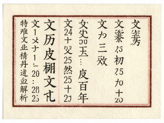 文1-文25版别特征识别，特殊历史阶段产物与标准文票解析
