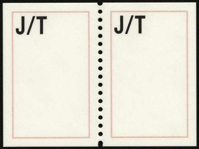 1970-71早期编号票J/T前缀数字与单面背胶鉴别指南