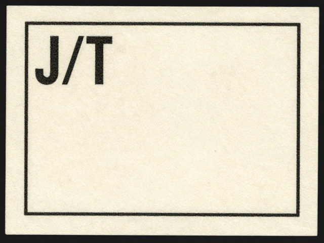 1970-71早期编号票J/T前缀数字与单面背胶鉴别指南