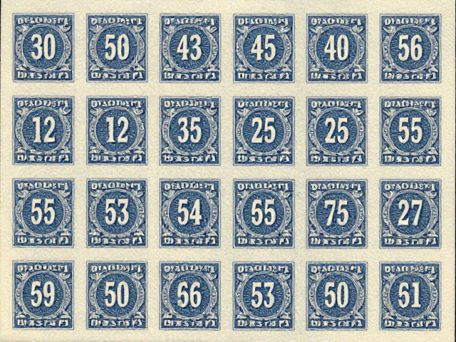1970-71早期编号票，胶层均匀与宏大构图的艺术鉴赏