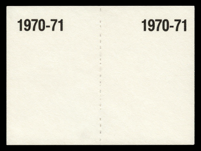 1970-71早期编号票,高白度道林纸与大串联时代的绝版记忆