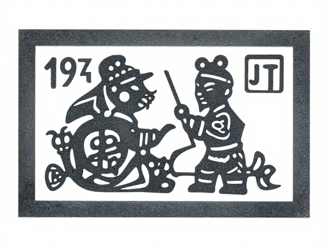 1974-1980早期JT票背胶喷刷工艺解析，剪纸年画元素融入鉴赏