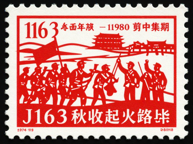 J163秋收起义邮票，1974-1980早期JT票中剪纸年画元素解析