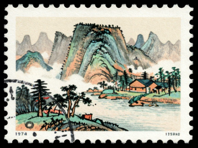 1974-1980早期JT票风景邮票，国画技法下的山水意境赏析