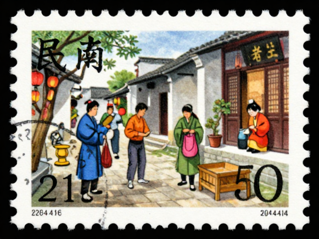 民间故事邮票，特种纸印刷的学术研究与价值解读