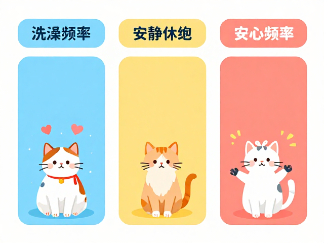 猫咪洗澡频率与安静休息角布置,颜色分类对猫咪心理的影响
