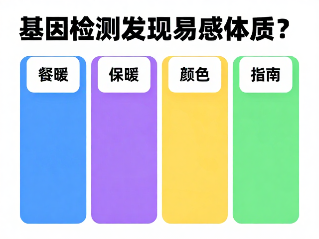 基因检测发现易感体质?冬季保暖措施与颜色分类科学指南