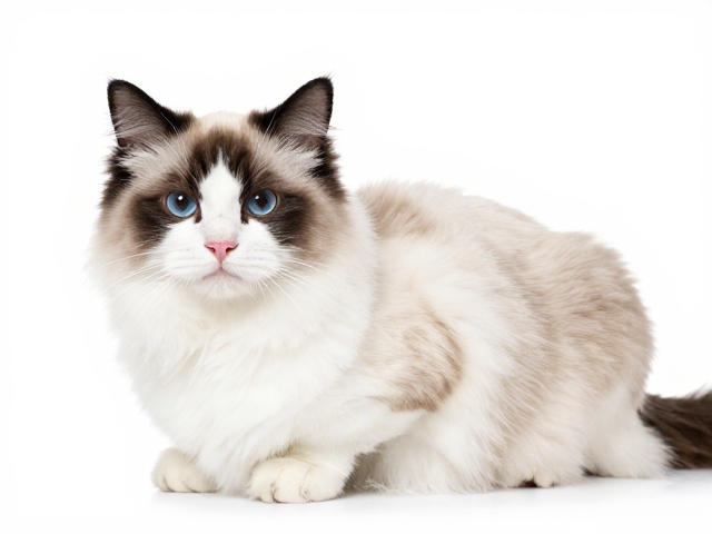 海双布偶猫晕针怎么办?黑白相间海双护理指南